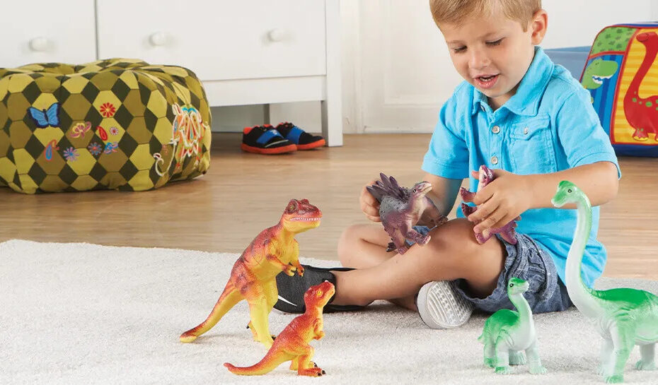 role of dinosaur toys among children