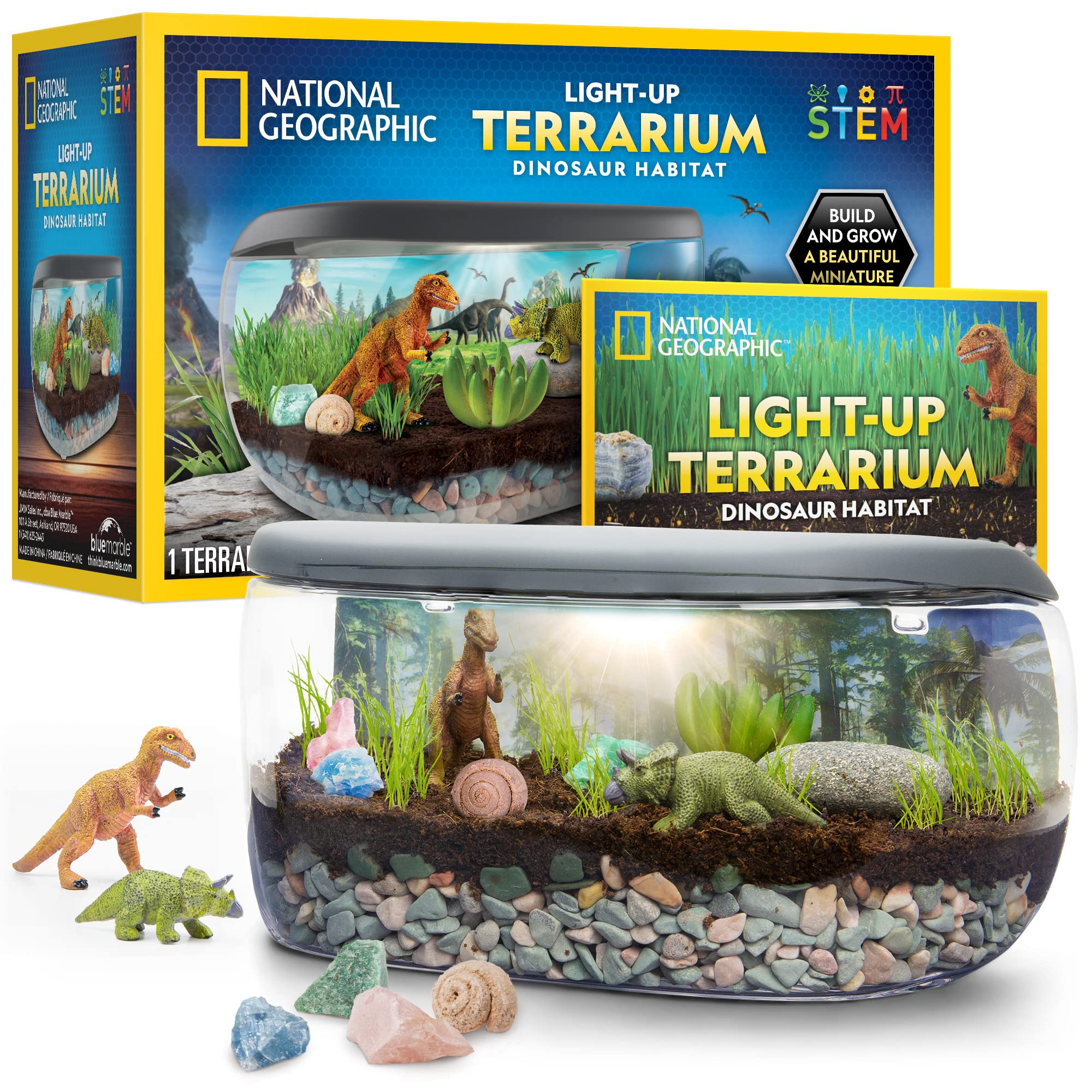 NATIONAL GEOGRAPHIC Light Up Terrarium Kit for Kids